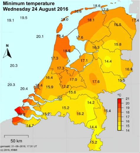 average temperature in netherlands in april